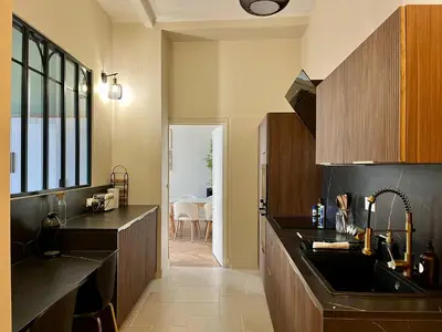 Cuisine ou kitchenette dans l'établissement Nouvelle pépite ! Perle