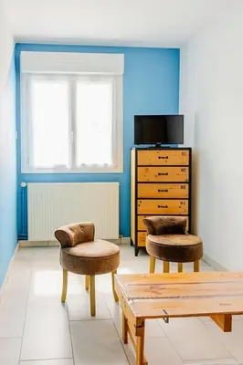 Télévision ou salle de divertissement dans l'établissement Proche Puy du Fou - Petite maison tendance loft