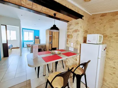 Cuisine ou kitchenette dans l'établissement Proche Puy du Fou - Petite maison tendance loft