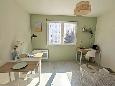 Plan de l'établissement Charmant studio au calme proche Centre Ville et Gare