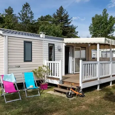 Mobil home confortable avec terrasse à Saint-Hilaire-de-Riez - API-1-52-887