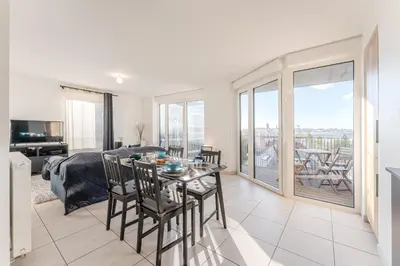Coin salon dans l'établissement Dumbo - Île de Nantes