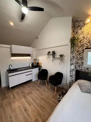 Un ou plusieurs lits dans un hébergement de l'établissement Appartement - Les Herbiers, France
