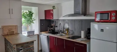 Cuisine ou kitchenette dans l'établissement Maison proche Grand Parc 2 Chambres