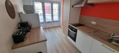 Cuisine ou kitchenette dans l'établissement Appartement proche Grand Parc 1 Chambre