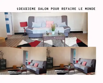 Coin salon dans l'établissement La choletaise