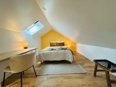 Un ou plusieurs lits dans un hébergement de l'établissement Casa Bohème Chic