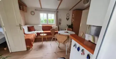 Cuisine ou kitchenette dans l'établissement La casa du clos