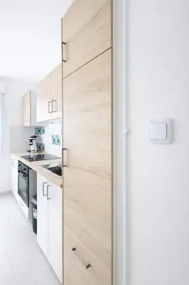 Cuisine ou kitchenette dans l'établissement Le Paul - Central et Charmant