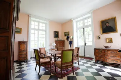 Coin salon dans l'établissement La Turmelière