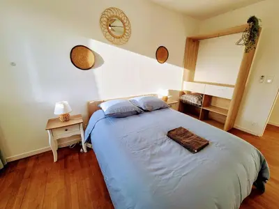 Un ou plusieurs lits dans un hébergement de l'établissement Maison de la Sèvre 8 pers proche Puy du Fou