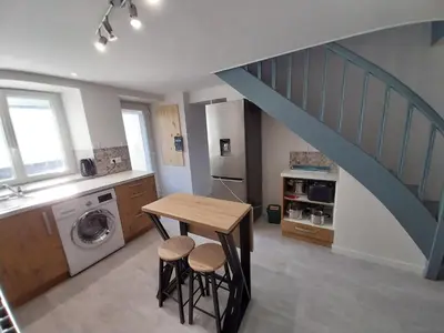 Cuisine ou kitchenette dans l'établissement Chez Lilian & Isa