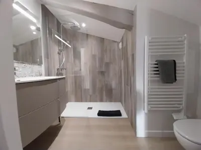 Salle de bains dans l'établissement Chez Lilian & Isa