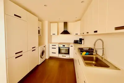 Cuisine ou kitchenette dans l'établissement Douce escale - T3 d exception face mer