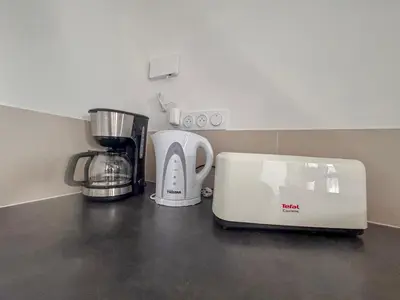 Plateau bouilloire dans l'établissement Gîte de Charme à 5 min du Parc, la p'tite Crume
