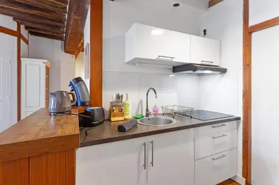 Cuisine ou kitchenette dans l'établissement cœur du Bouffay