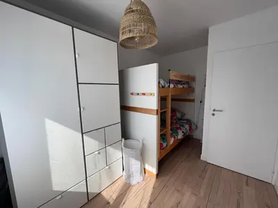 Un ou plusieurs lits dans un hébergement de l'établissement Maison 3 CH - plein pied - jardin clos - 5' plage