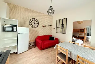 Cuisine ou kitchenette dans l'établissement A-Bâbord