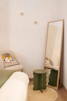 Coin salon dans l'établissement L'Interlude Nantais Appartement proche centre ville