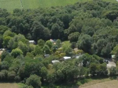 Paysage naturel près de le camping