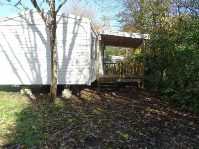 Plan de l'établissement Mobil home spacieux avec terrasse pour 8 personnes - API-1-52-1358