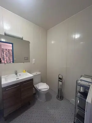 Salle de bains dans l'établissement Hotel le France, Redon