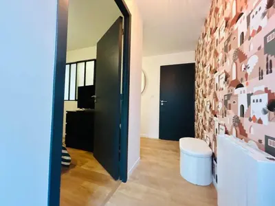 Plan de l'établissement Casa Belfort T2 avec Jardin