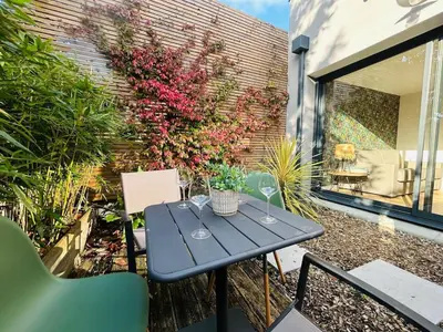 Jardin de l'établissement Casa Belfort T2 avec Jardin