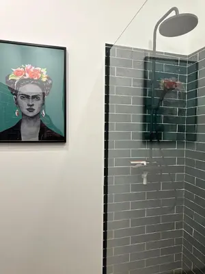 Salle de bains dans l'établissement Maisonnette de ville