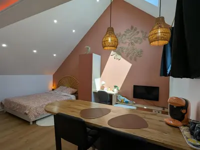 Un ou plusieurs lits dans un hébergement de l'établissement La Suite - Résidence Chez Gally à Angers