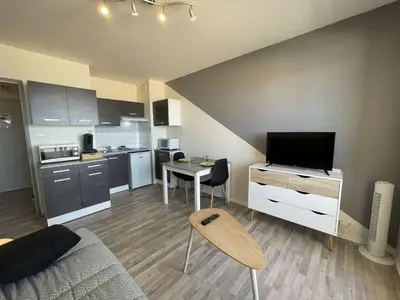 Cuisine ou kitchenette dans l'établissement SJ210-041 - Appart studio 2 couchages - SAINT JEAN DE MONTS