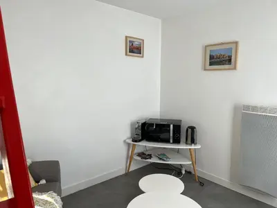 Coin salon dans l'établissement Studio indépendant chez l'habitant