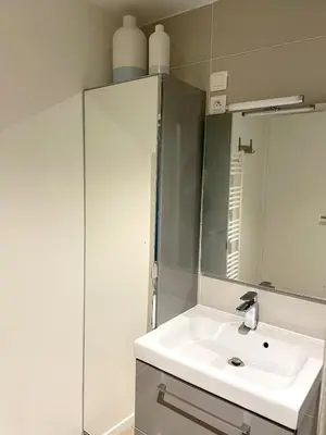 Salle de bains dans l'établissement T3 Escapade bord de mer