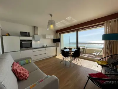 Cuisine ou kitchenette dans l'établissement SH290-046 - Appart studio cabine 4 couchages SAINT HILAIRE DE RIEZ