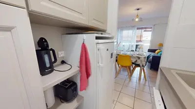 Cuisine ou kitchenette dans l'établissement Cap Etoilee