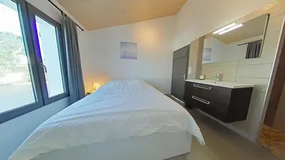 Un ou plusieurs lits dans un hébergement de l'établissement NO240-017 Mais 6 pièces - 10 couchages NOIRMOUTIER EN L'ILE