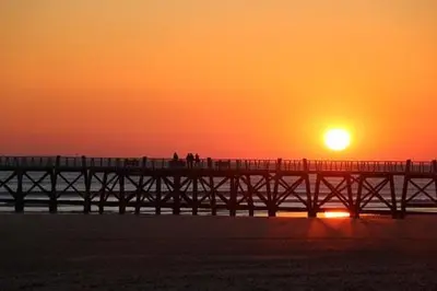 Lever ou coucher de soleil vu de l'appartement ou à proximité