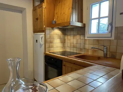 Cuisine ou kitchenette dans l'établissement NO100-006 Mais 3 pièces - 4 couchages NOIRMOUTIER EN L'ILE