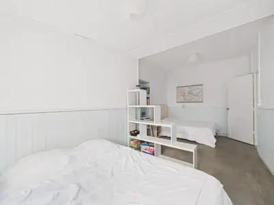 Un ou plusieurs lits dans un hébergement de l'établissement Maison à 50m de la mer, 8 adultes 3 enfants