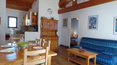 Coin salon dans l'établissement NO000-A10 Maison 3 pièces NO 6 couchages NOIRMOUTIER EN L'ILE
