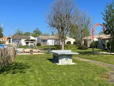Jardin de l'établissement Gîte confortable de 2 chambres avec terrasse à Maché - API-1-52-1242