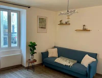 Coin salon dans l'établissement Maison Pautin