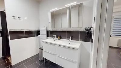 Salle de bains dans l'établissement Villa Eden