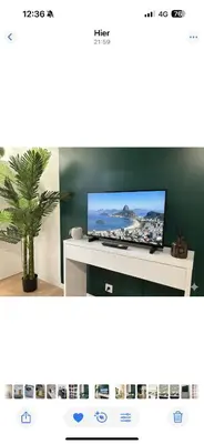 Télévision ou salle de divertissement dans l'établissement La casa Rio de Janeiro - parking & confort
