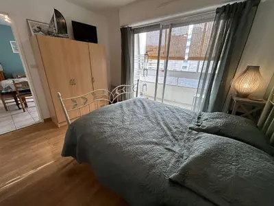 Un ou plusieurs lits dans un hébergement de l'établissement SH280-031 - Appart 2 pièces 5 couchages SAINT HILAIRE DE RIEZ
