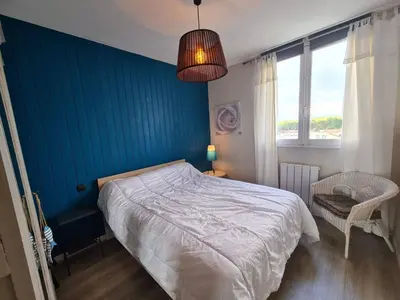 Un ou plusieurs lits dans un hébergement de l'établissement SJ232-019 - Appart 3 pièces 6 couchages - SAINT JEAN DE MONTS