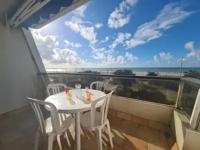 Balcon ou terrasse dans l'établissement SJ670-115 - Appart Studio 3 couchages - SAINT JEAN DE MONTS