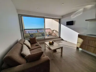 Télévision ou salle de divertissement dans l'établissement SJ490-052 - Appart Studio cabine 4 couchages - SAINT JEAN DE MONTS