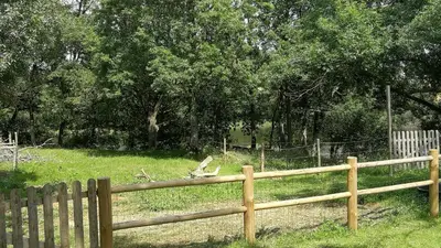 Jardin de l'établissement Les Crins au Bord du Lac