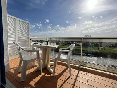 Balcon ou terrasse dans l'établissement NO010-020 Appartement 2 pièces-4 couchages NOIRMOUTIER EN L'ILE